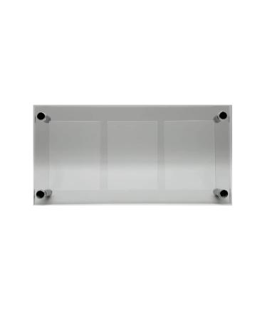 Trading Card Frame Holder Stand Display - 3 Card Slots Clear Acrylic UV Filtering Screwdown