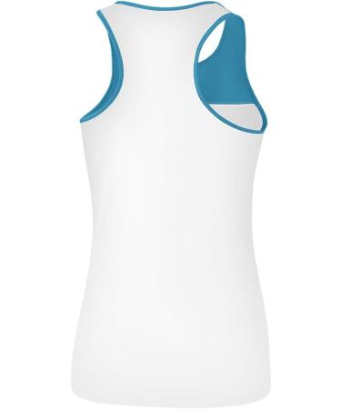 Erima Kids 5-c Tanktop 152 - White/Oriental Blue/Colonial Blue | Stylish & Comfortable Youth Sportswear | International Shipping Available - Buy Online on SooperMarket.com