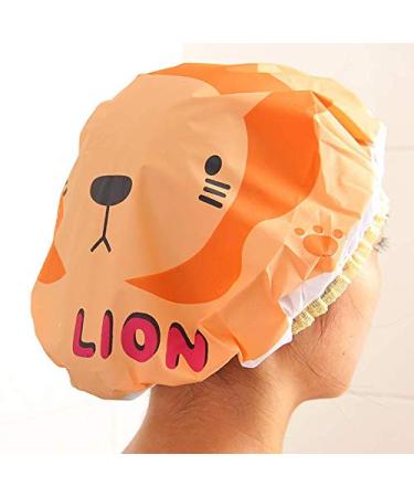 Japanese Waterproof Cartoon Shower Cap Set - 5 PCS | WOIWO - Buy Online on SooperMarket.com