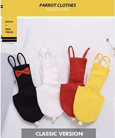 KUSO Parrot Reusable Diaper for Birds - Budgies Cockatiels Cockatoos African Macaws (Large Black) | Eco-Friendly Bird Care - Buy Online on SooperMarket.com
