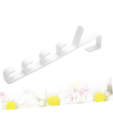 Hemoton 4 pcs Coat Over Hanger Holders Door Plastic Multifunctional Hanging Towel Portable White Hooks Hat 2pcsx2pcs Whitex2pcs - Buy Online on SooperMarket.com