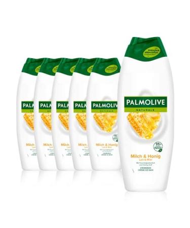 Palmolive Cream Bath Naturals Honey & Milk 6x650ml - Bubble bath for a soft skin feeling