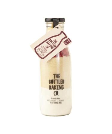 Bottled Baking Co White Chocolate & Raspberry Tray Bake Mix Great Taste Award Winning Premade Cake Mix With Instructions For Baking A Delicious Tray Bake At Home (Makes Approx. 16 Slices)