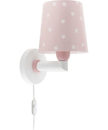 Dalber Children's Wall Lamp - Pink Cloud & Star Light for Kids' Rooms | E27 Model 82219S - Buy Online on SooperMarket.com