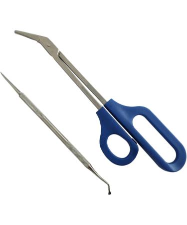 FOMIYES 2 Sets Daily Life Grooming Kit Stainless Steel Limas De U as Silver Color Fingernail Files Everyday Dal for a Friend Nail Kit Manicure Kit Elder Nail Long Handle - Buy Online on SooperMarket.com