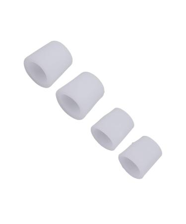 8 Pairs Silicone Toe Cushion Tubes for Pain Relief & Toe Protection - Anggrek Toe Sleeves for Corns, Blisters, Hammer Toe - Men & Women - Buy Online on SooperMarket.com
