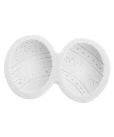 Zerodeko Mold Biscuit Wax Animal Cake Fondant Easter Eggs Pa Soap Easter Egg Candy Moulds Bunny Stencil Festival Baking Accessory Polymer Clay DIY Baking Moulds Dessert Cartoon Silica Gel