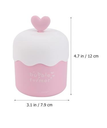 MAGICLULU Pink Facial Foam Cup - Portable Whip Bubble Maker for Cute Face Wash - Ideal Travel Facial Tool - Buy Online on SooperMarket.com