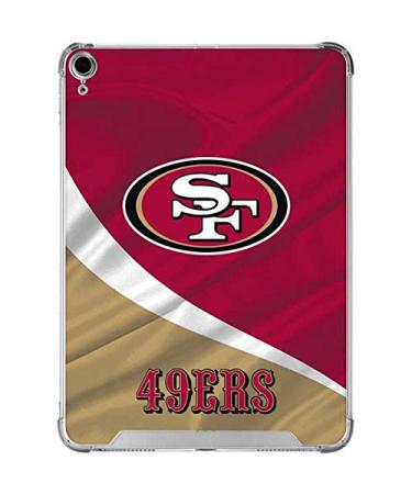 Skinit Clear Tablet Case Compatible with iPad Air 10.9in (2020) - Officially Licensed NFL San Francisco 49ers Design