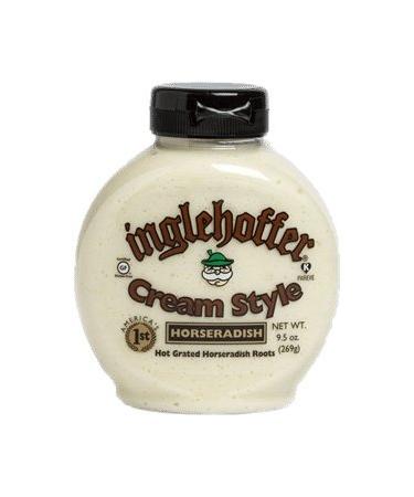 Inglehoffer Cream Style Horseradish, 9.5 Ounce Squeeze Bottles (Pack of 6) 9.5 Ounce (Pack of 6)