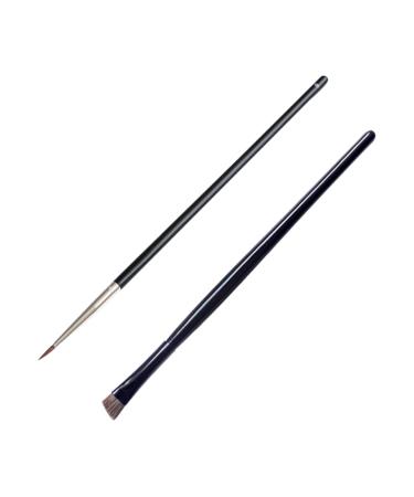 NOLITOY 2pcs Wooden Women Tool Eyeshadow Handle Cosmetics for Makeup Long Eyeliner Applicator