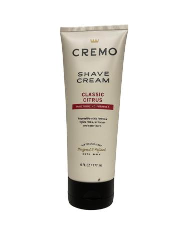 Cremo Classic Citrus Shaving Cream 6 Fluid Oz.
