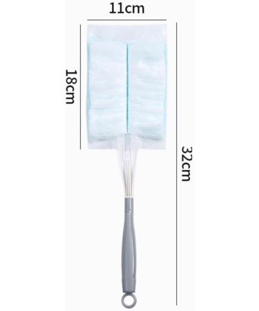 TAMOSH 60Pcs Duster Refills Electrostatic Duster Disposable Dusting Tools for Cleaning with 2 Handles for Home Ceiling Furniture Multi- Dusting - Buy Online on SooperMarket.com