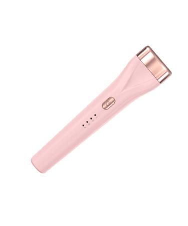 Sharplace Electric Heated Eyelash Curler Handheld USB Heater 3 Heating Modes Makeup Tool Lightweight Rechargeable Lash Curler for Salon Pink