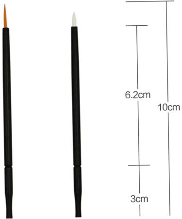 MAGICLULU 200 Pcs Wand Applicator Eyeliner Eye Makeup Tools Eyeliner Brush Eye Shadow Brush - Buy Online on SooperMarket.com