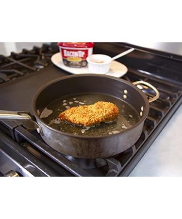 Bacon Up Bacon Grease for Cooking - 14 Ounce Tub with Mini Spoon | Authentic Bacon Fat for Frying, Baking | Triple-Filtered, No Carbs, Gluten-Free & Shelf-Stable - Buy Online on SooperMarket.com