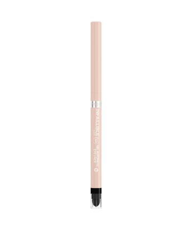 L'Or al Paris waterproof eyeliner with gel formula for an expressive eyeliner holds all day infaillible gel automatic grip meta light eyeliner Bright nude 0.32 g (1 Pack)