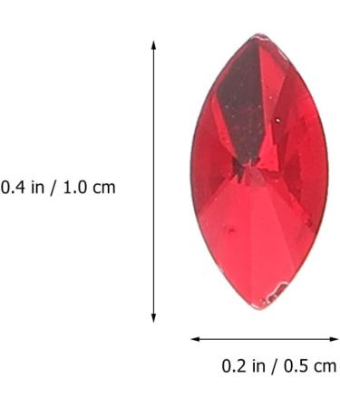 Minkissy 1 Box Nail Art Accessories Nail Metal Diy Accessories for Nail Nails Gems Nail Art Gems Crystal Nail Gems Metal Nail Jewelry Nail Crystals Nail Jewels Red Resin Boxed Shaped Drill - Buy Online on SooperMarket.com
