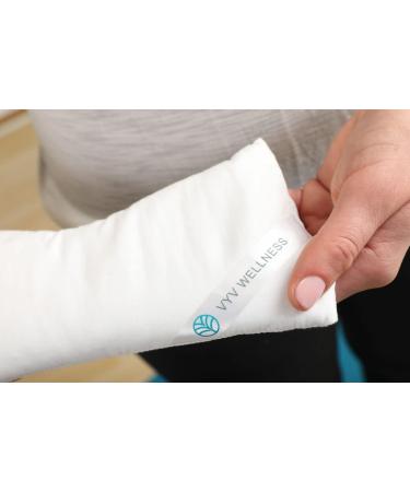 VYV Wellness Rose Eye Pillow for Yoga Meditation - Rose Quartz Crystal Infused for Passion, Attraction & Chakra Work - Buy Online on SooperMarket.com