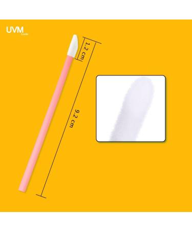 200PCS Pink Disposable Lip Brushes Lip Gloss Applicators Makeup Tools Kit - Buy Online on SooperMarket.com