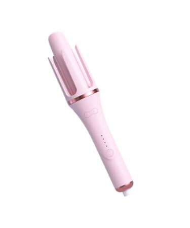 Healeved Fully Automatic Hair Curling Iron Straightener Hair Tool Curling Wand Hair Curlers Pink Abs