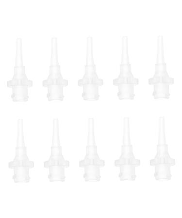 Mobestech 10pcs Ear Cleaning Nozzle Camera Set Ear Cleaning Tool Camera Accessories Cleaning Accessories Replacement Ear Washer Tubes Useful Ear Washer Tips PVC Transparent Replacement Head Transparent 3X1.2CM