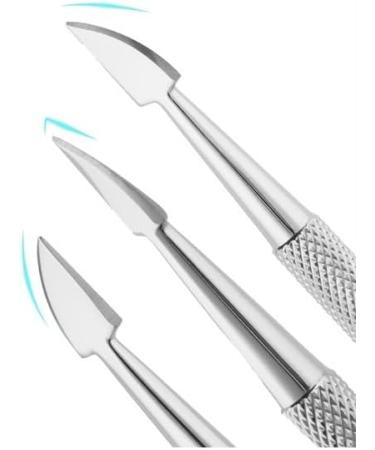 Stainless Steel Nail & Cuticle Care: Precision Toolsfor At-Home Manicures & Pedicures-Expert Silver - Buy Online on SooperMarket.com