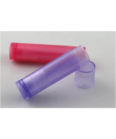 JIHUOO 20pcs 5ML Colorful Empty Lip Balm Tubes | Refillable Lipstick Containers for DIY Beauty - Buy Online on SooperMarket.com