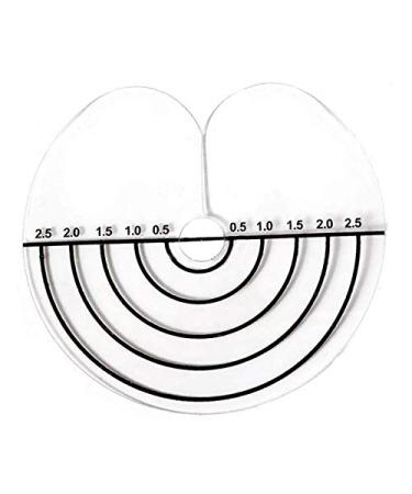 EXOTIC MYTH 100 Pieces Hair Extensions Scalp Protector Heat Shield Guards for Hair Extension Bonding Round Circular and Single Hole Clear Fusion Glue Protector