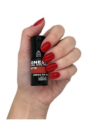 Layla Cosmetics One Step Gel Nail Polish - Metropolitan 1 Pack (0.005 L) - Long-lasting Easy Application - International Shipping Available - Buy Online on SooperMarket.com
