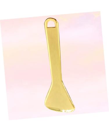 FOMIYES Eye Cream Spoon Facial Lift Roller Puffiness Eye Tools Facial Cream Brush Mini Cosmetic Spoon Face Cream Spoon Beauty Scoop Spatula Eye Creams Zinc Cream Spoon Scraping Board Metal 7x2.5cm Golden - Buy Online on SooperMarket.com