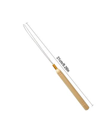 Gobesty 10pcs Hair Extension Loop Needle Threader & Beading Tool - Perfect for Hair & Feather Extensions | International Shipping Available - Buy Online on SooperMarket.com