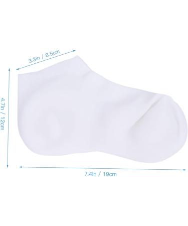 minkissy 2 Pairs Protective Socks Pumps High Heels for Women Socks for Moisturizing Feet Heel Moisturizing Socks Heel Boots Gel Preserve Moisture Sock Pedicure Miss Sebs Cotton Socks White - Buy Online on SooperMarket.com