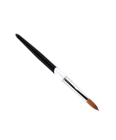 Designer& Makeup Artist Manicure Tool 5 Size Nail Brush with PVC Box Kolinsky Hair Nail Art Pen # 12