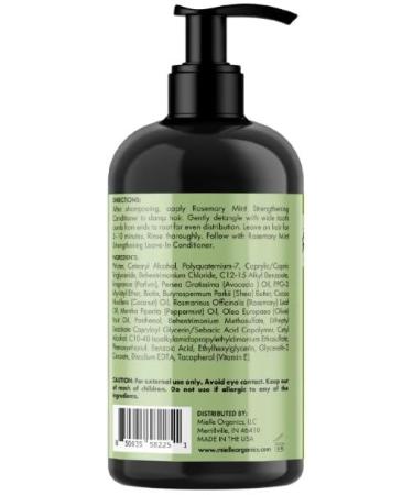 Rosemary Mint Shampoo Cindtioner Set with Travel Bottle 2pcs - Buy Online on SooperMarket.com