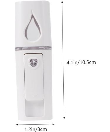 HAPINARY 1pc Mini Face Spray Instruments Rechargeable Facial Sprayer Mini Face Humidifier Hunidifier White - Buy Online on SooperMarket.com