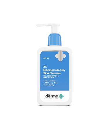 2% Niacinamide Oily Skin Cleanser for Sensitive Oily & Combination Skin | Gently Cleanses Makeup Dirt & Oil | Non-Drying & Soap-Free | 4.23 Fl Oz/125ml