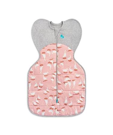 Love To Dream Swaddle UP Baby Sleeping Bag Self-Soothing Swaddles for Newborns Improves Sleep Snug Fit Helps Calm Startle Reflex New Born Essentials for Baby Warm 16-20 C 6-8.5kg Pink Medium (6-8.5kg) Pink