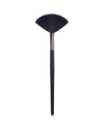 Fan Brush, Blush Brush, Slim Vegan Makeup Brush 1 Count (Pack of 1)