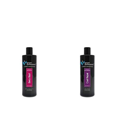 Groom Professional Berry Blast Shampoo 450 ml & Coat Repair Conditioner 450 ml 450 ml + Coat Repair Conditioner 450 ml