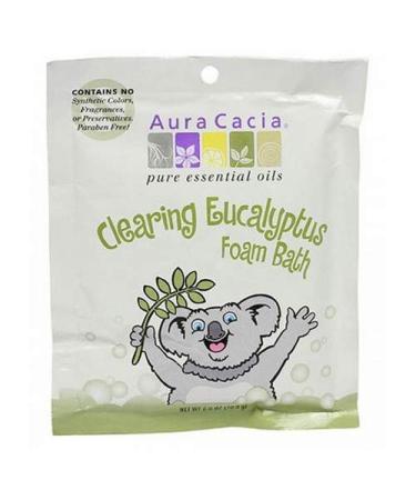 Aromatherapy Foam Bath Kids Clearing 2.5 Ounce By Aura Cacia