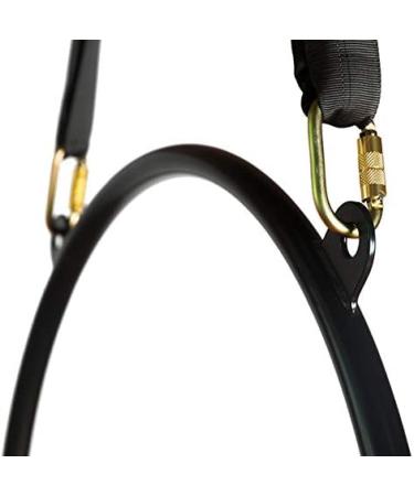 Black Spanset Round Sling 6'7 (2m) for Aerial Hoop, Silks, & Climbing - Runner Deer - Buy Online on SooperMarket.com