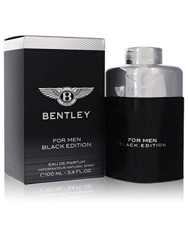 3.4 oz Eau De Parfum Spray Bentley Black Edition Cologne By Bentley Eau De Parfum Spray Cologne for Men lasting perfume (t-fex-542813)