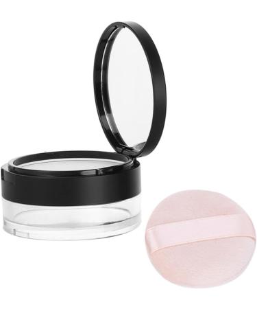 MAGICLULU 2 Pcs Cosmetic Case Empty Loose Face Powder Hen Figurine Makeup Powder Travel Loose Powder Puff 7*3.8cmx2pcs Blackx2pcs - Buy Online on SooperMarket.com