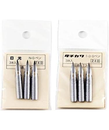 Tachikawa Nikko G Pen Nib 3-Piece Set with Anti Rust Paper - Original Packaging Included - Buy Online on SooperMarket.com