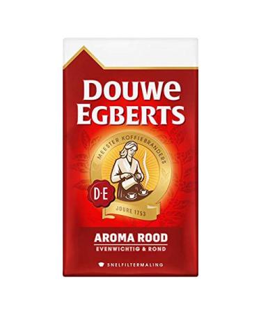 Ground Coffee | Douwe Egberts | Aroma Red Grove Maling Filter Coffee | Total Weight 500 Grams