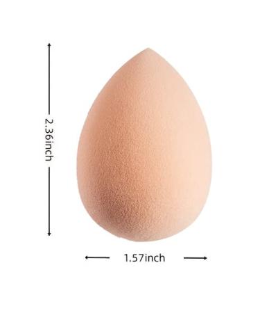 4ct Makeup Sponge Set for Liquid, Cream, and Powder Makeup - Pink Beauty Blender Sponges with Organizer - Buy Online on SooperMarket.com