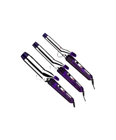 Conair Supreme Curling Iron Combo Pack, 1/2", 3/4", & 1", Set of 3 3 Piece Assortment