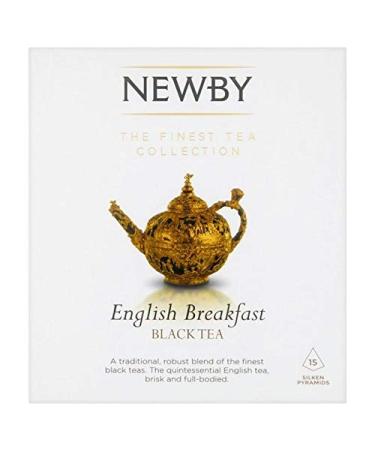 4X Newby Teas English Breakfast Silken Pyramids 38g
