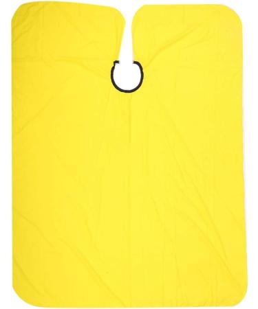 Hairdressing Cape Professional Hairdressing Apron Hair Cutting Dyeing Hairdresser Adjustable Dress Cape Hairdressing Apron Yellow for Barbers and Hairdressers 130 x 120cm - Buy Online on SooperMarket.com